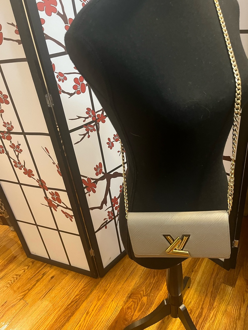 Louis Vuitton Cream Epi Twist Chain Crossbody